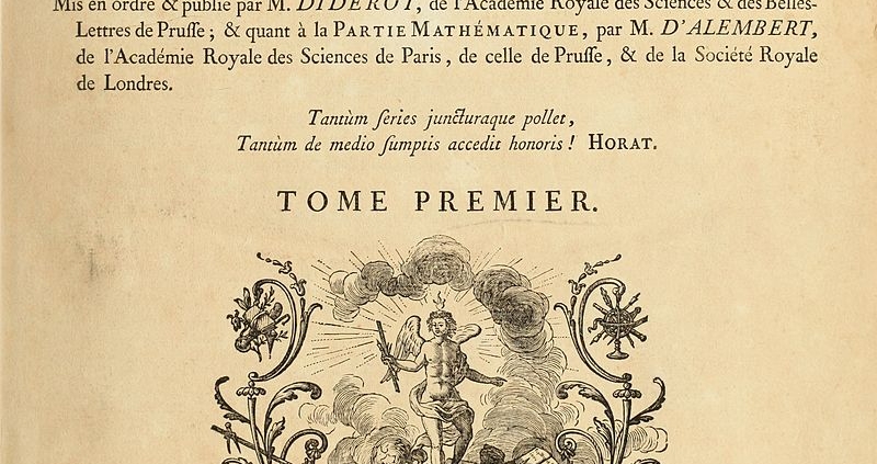 Encyclopedie de D'Alembert et Diderot